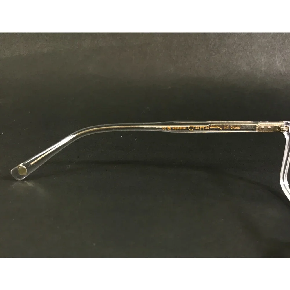 Erkers Eyeglasses Frames NEOSHO Crystal Clear Rectangle Full Rim 53-20-147